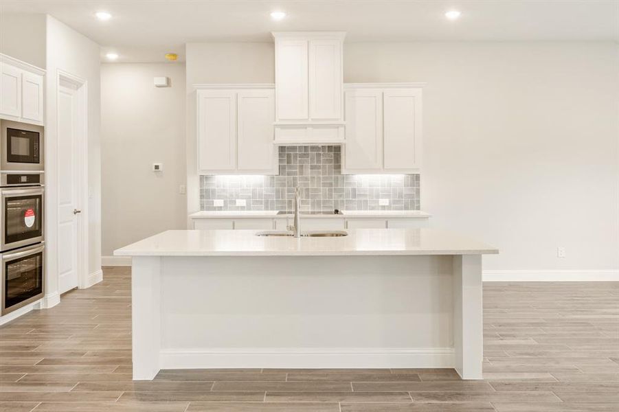 Furnished interior view inside a new home in Sunrise at Garden Valley, Waxahachie (Image 13).