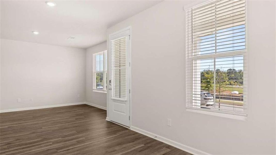 Spacious, unfurnished interior of a new home in Brookland Commons, Monroe (Image 30).
