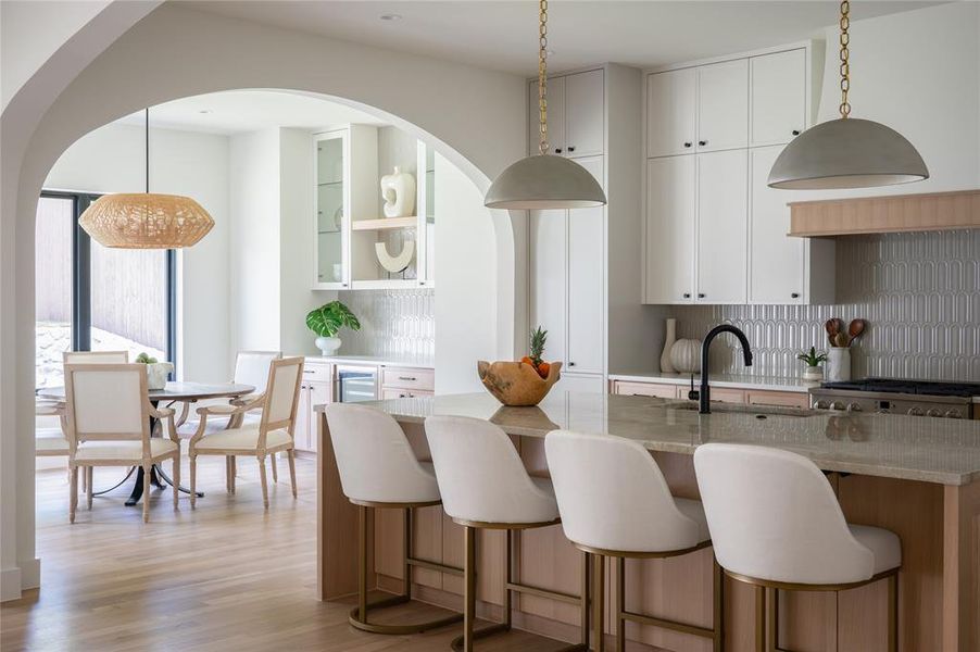 Furnished interior view inside a new home in , Dallas (Image 36).