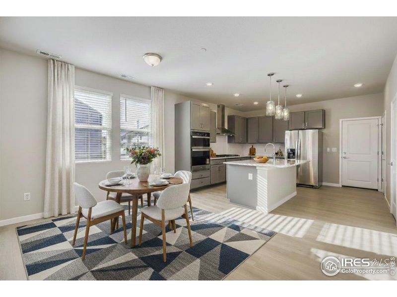 Functional open floor plan