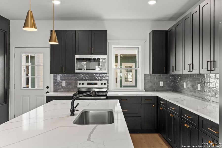 Furnished interior view inside a new home in , San Antonio (Image 6).