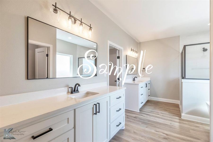 Furnished interior view inside a new home in , Abilene (Image 6).