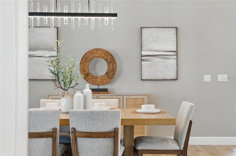 Furnished interior view inside a new home in , Archer (Image 42).