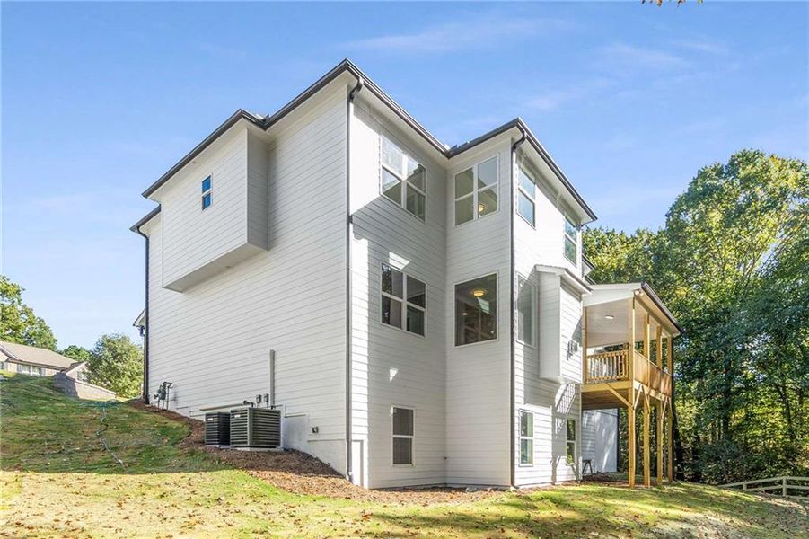 Exterior details and patio area of a home in , Gainesville (Image 27). Exterior details and patio area of a home in , Gainesville (Image 27).