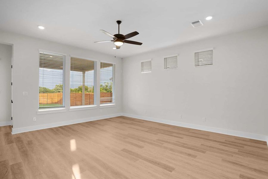 Representative unfurnished interior of a home built from the Cornell – 60′ Lot by Chesmar Homes in Lakes of Cane Island, Katy (Image 10).
