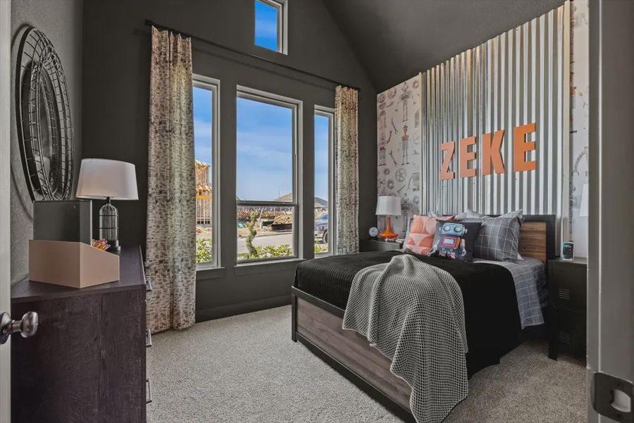 Representative furnished interior of a home built from the Malani by Chesmar Homes in Attwater 65's, Waller (Image 14).