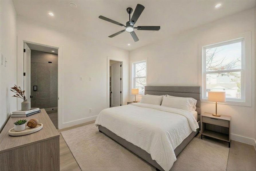 Furnished interior view inside a new home in , Dallas (Image 10).