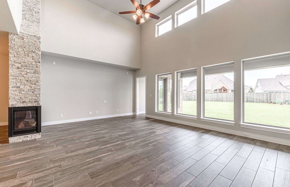 Representative unfurnished interior of a home built from the 3182 by Ravenna Homes in Bridgeland 50′, Cypress (Image 24).