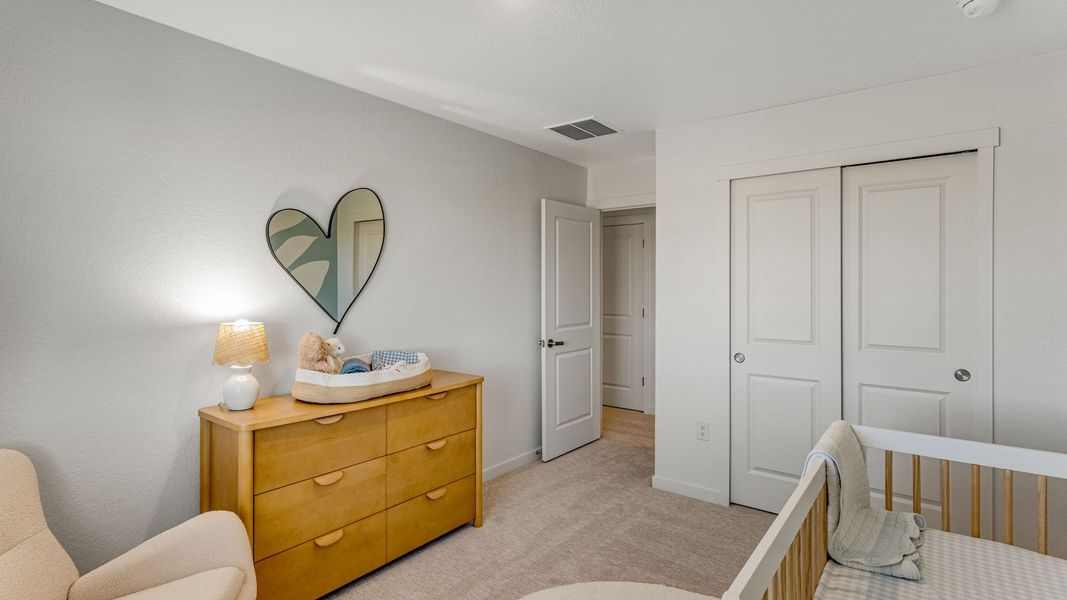 Furnished interior view inside a new home in Prairie Song, Windsor (Image 27).