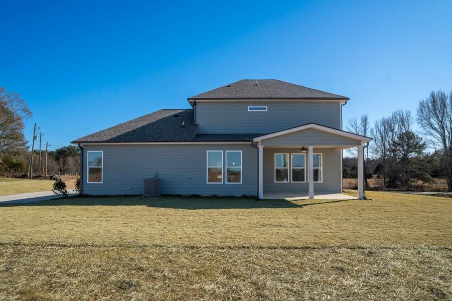 Exterior details and patio area of a home in Magnolia Ridge, Monroe (Image 22).