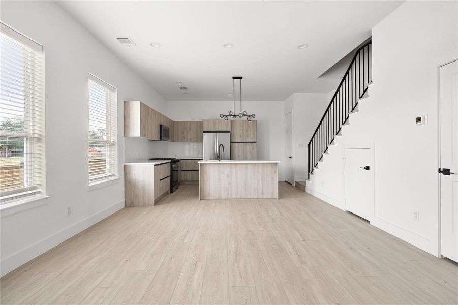 Furnished interior view inside a new home in , Houston (Image 9).