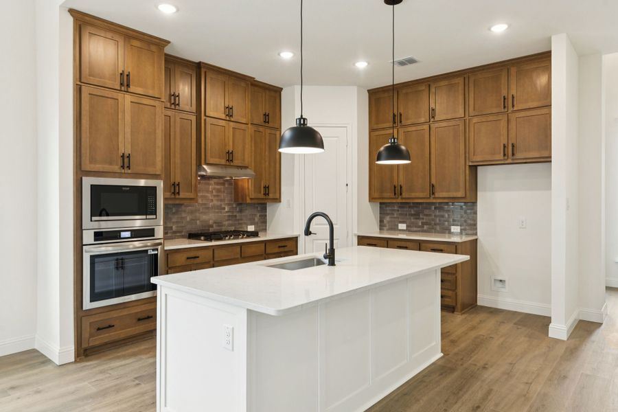 Furnished interior view inside a new home in Timberbrook, Justin (Image 7). Furnished interior view inside a new home in Timberbrook, Justin (Image 7).
