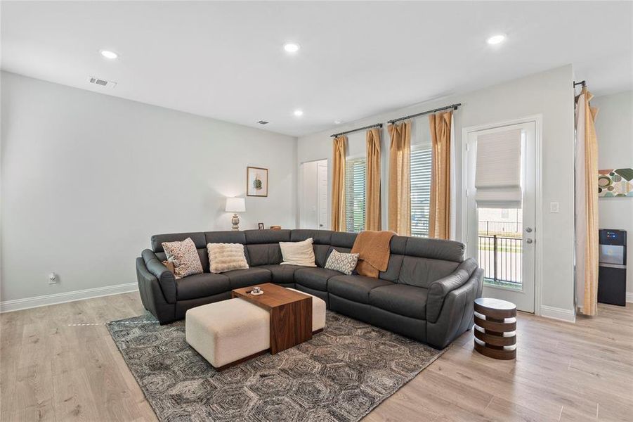 Furnished interior view inside a new home in Bayside, Rowlett (Image 7).