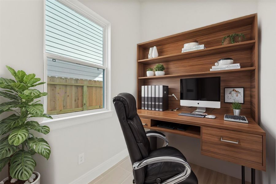 Furnished interior view inside a new home in , Houston (Image 5).