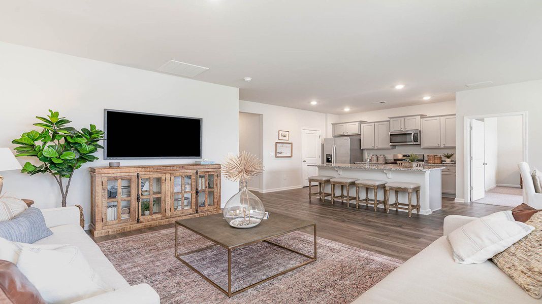 Representative furnished interior of a home built from the ARIA by D.R. Horton in Harper Meadows, Loris (Image 8).
