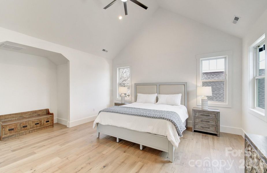 Furnished interior view inside a new home in , Mills River (Image 13).