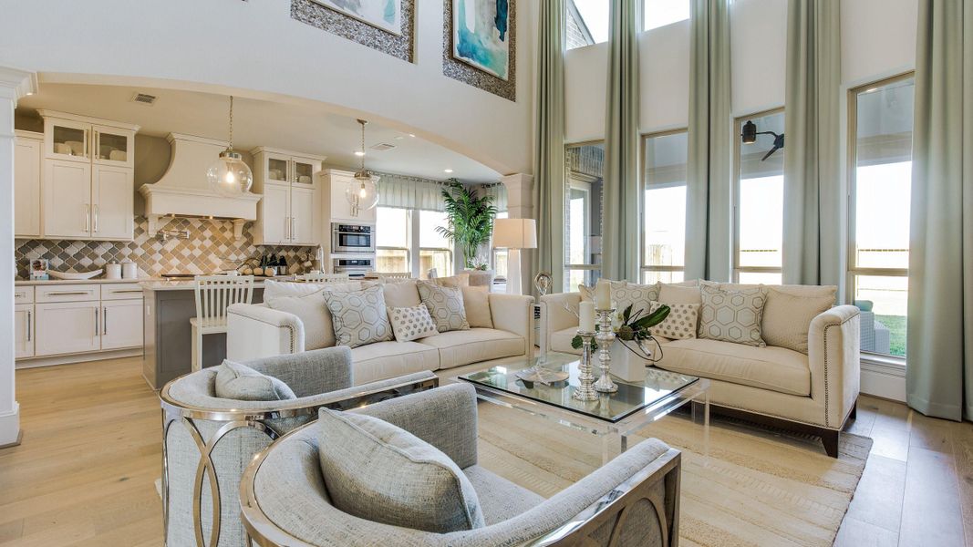 Furnished interior view inside a new home in Jordan Ranch, Katy (Image 38).