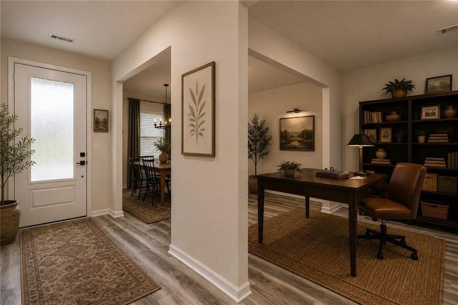 Furnished interior view inside a new home in , Jefferson (Image 10).