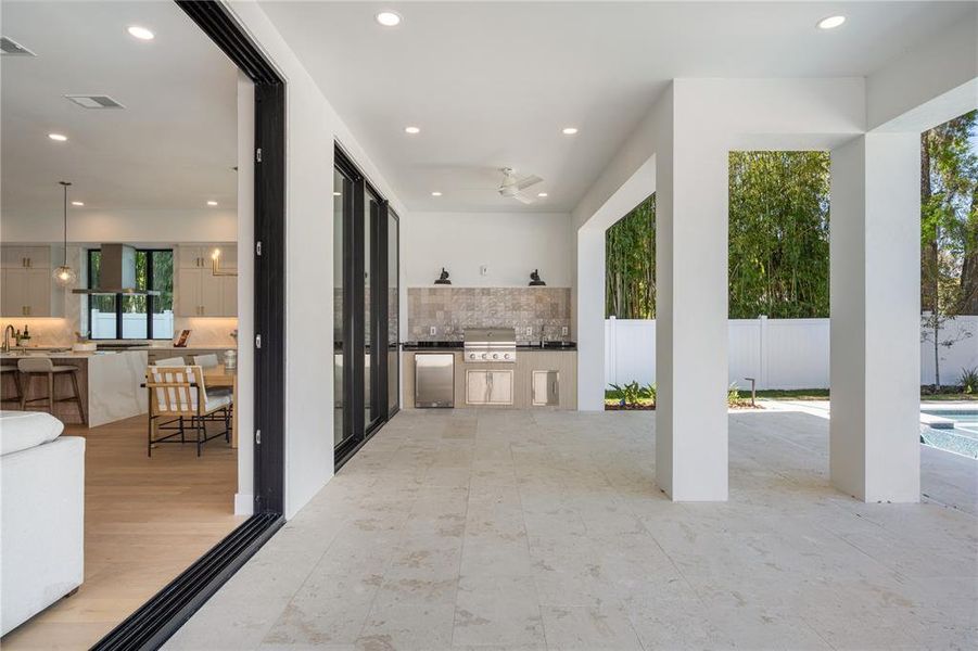 Furnished interior view inside a new home in , Winter Park (Image 17).