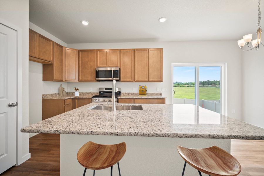 Representative furnished interior of a home built from the Fir by View Homes in Aspen Ranch, Fountain (Image 8).