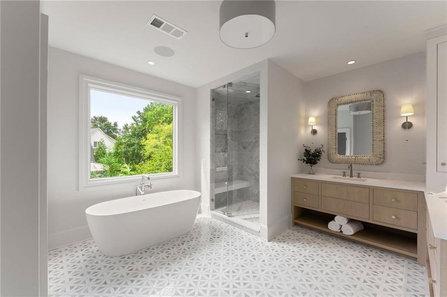 Furnished interior view inside a new home in , Dawsonville (Image 74).