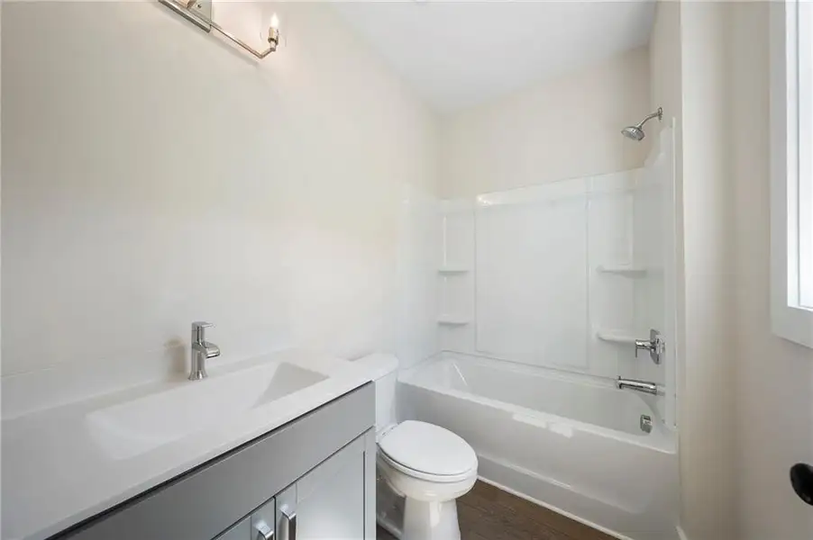 Furnished interior view inside a new home in , Atlanta (Image 9).