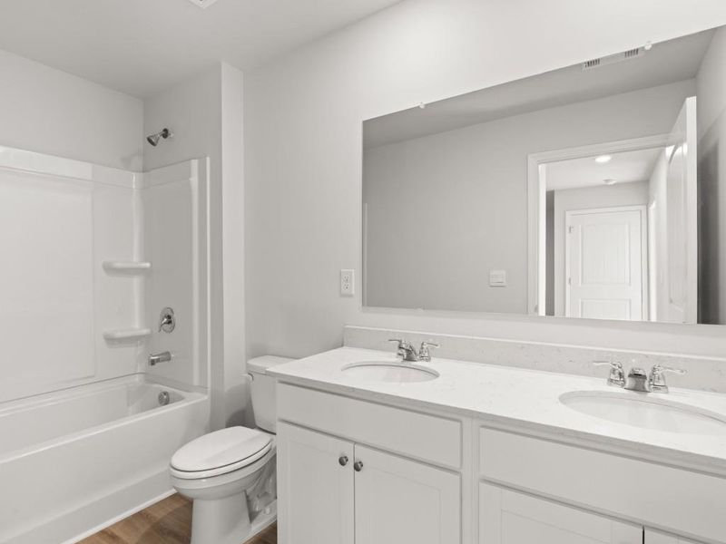 Furnished interior view inside a new home in Hughes Court, Dawsonville (Image 10).