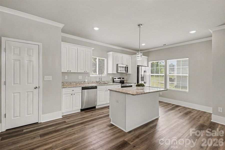 Furnished interior view inside a new home in , Charlotte (Image 5).
