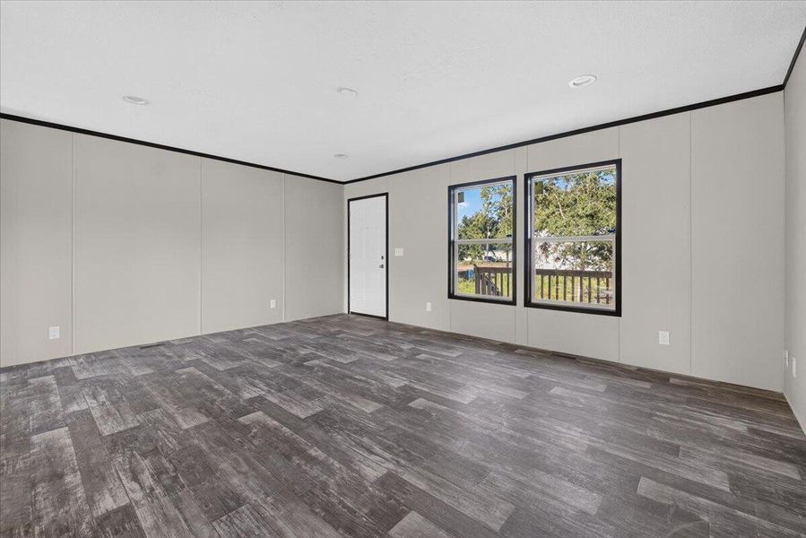 Spacious, unfurnished interior of a new home in , Cross (Image 20).