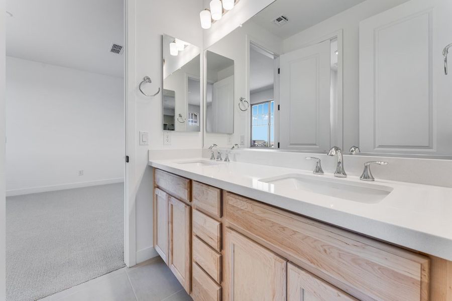 Furnished interior in a model home at Ellsworth Ranch Voyage Collection in Queen Creek (Image 22).