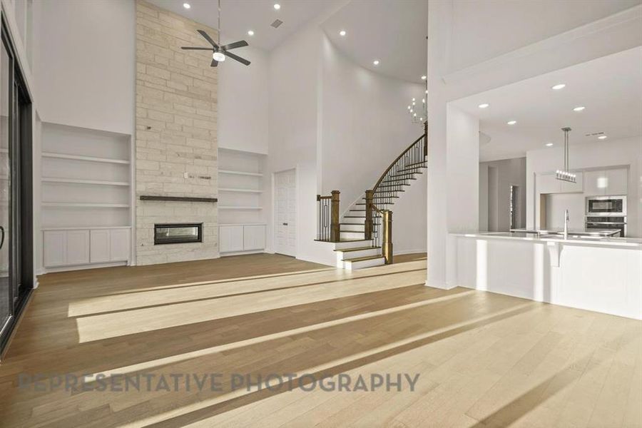 Spacious, unfurnished interior of a new home in Mosaic: 60ft. lots, Celina (Image 13).