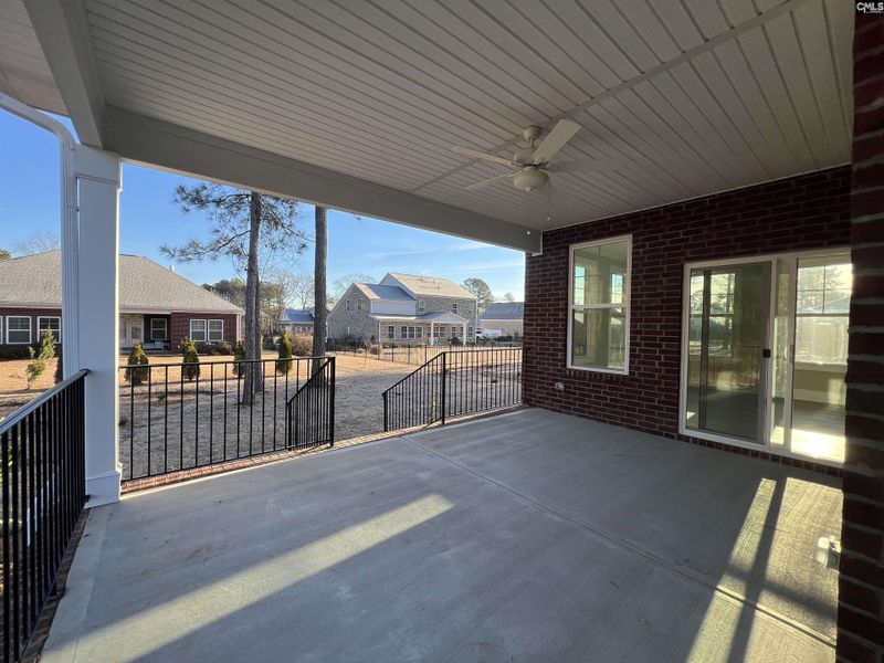 Exterior details and patio area of a home in The Cove, Sumter (Image 21).