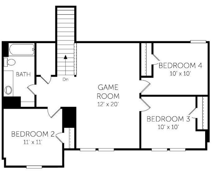 2nd Floorplan - Representative Photo 2nd Floorplan - Representative Photo