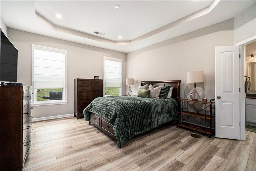 Furnished interior view inside a new home in , Dallas (Image 28).