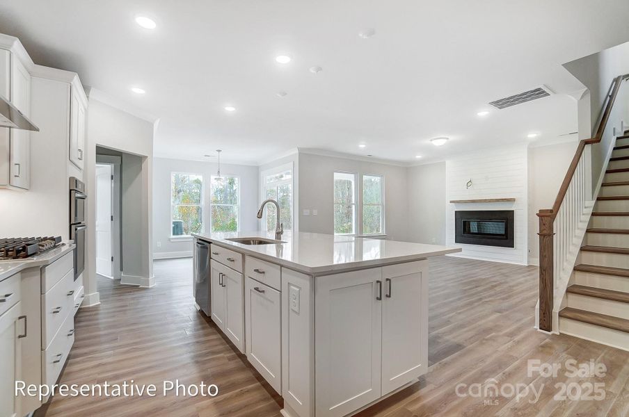 Furnished interior view inside a new home in The Meadows at Laurelbrook, Sherrills Ford (Image 9).