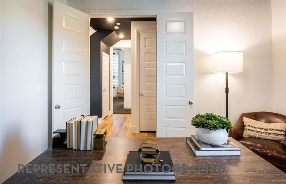 Furnished interior view inside a new home in Goodland, Midlothian (Image 8).