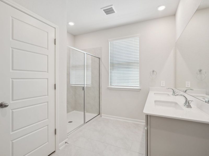 Furnished interior view inside a new home in Thomas Pond, San Antonio (Image 11).