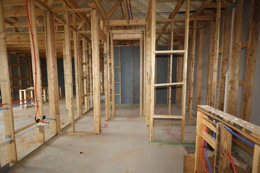 In-progress construction of a new home in Grange - Reserve Collection, Katy, TX (Image 9). In-progress construction of a new home in Grange - Reserve Collection, Katy, TX (Image 9).