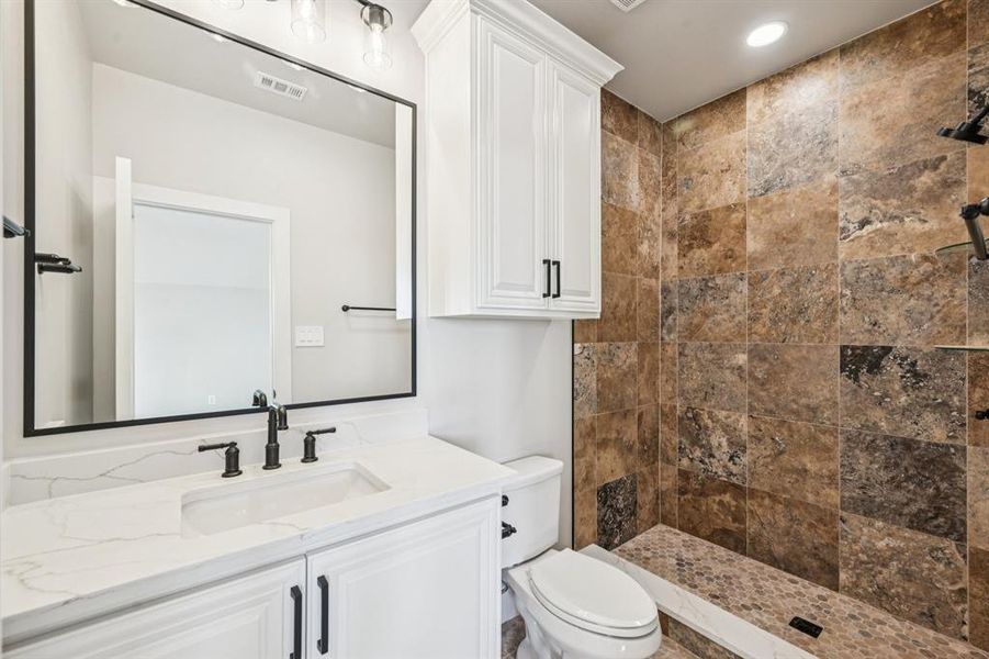 Furnished interior view inside a new home in , Aledo (Image 11).