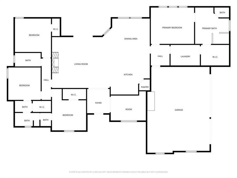 2D floor plan layout of this home in , Weatherford, TX (Image 4).