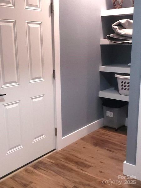 STORAGE IN LAUNDRY ROOM
