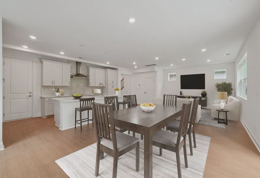 Virtually Staged Dining - 7 of 21 Virtually Staged Dining - 7 of 21