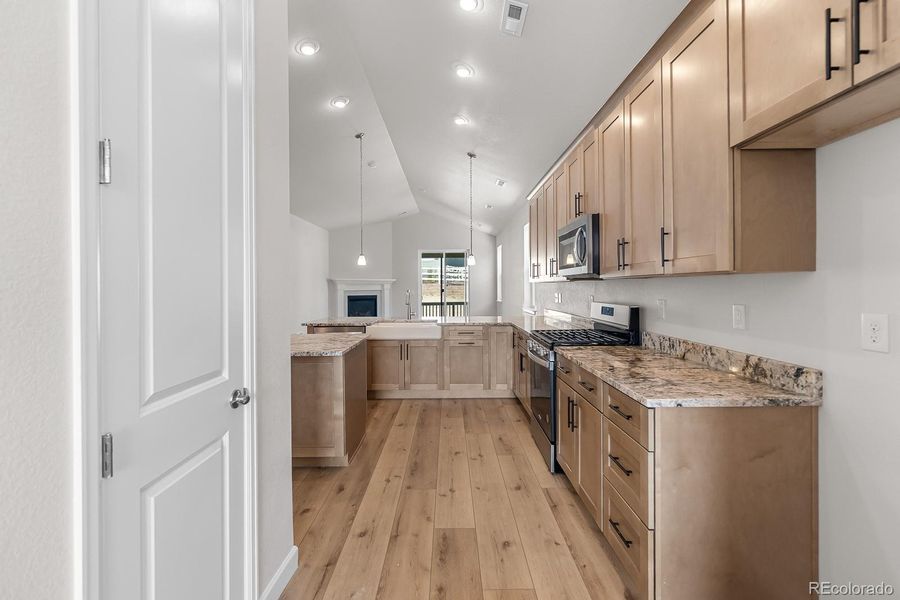 Furnished interior view inside a new home in Rhyolite Ranch, Castle Rock (Image 27).
