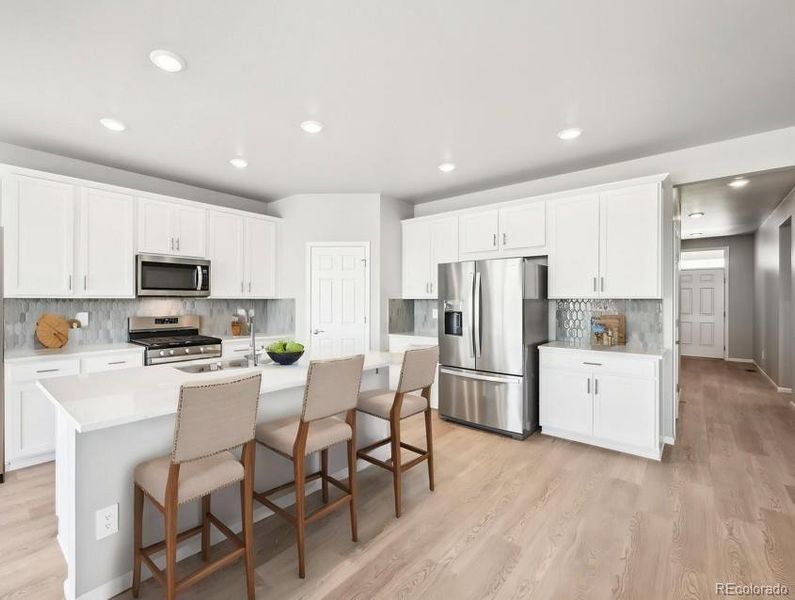 Kitchen Staged Kitchen Staged