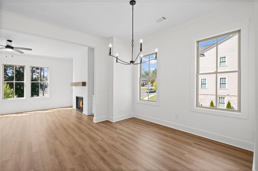 Spacious, unfurnished interior of a new home in Devin's Shire, Kennesaw (Image 31).