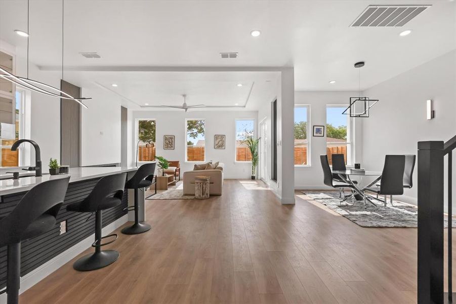 Furnished interior view inside a new home in , The Colony (Image 12). Furnished interior view inside a new home in , The Colony (Image 12).