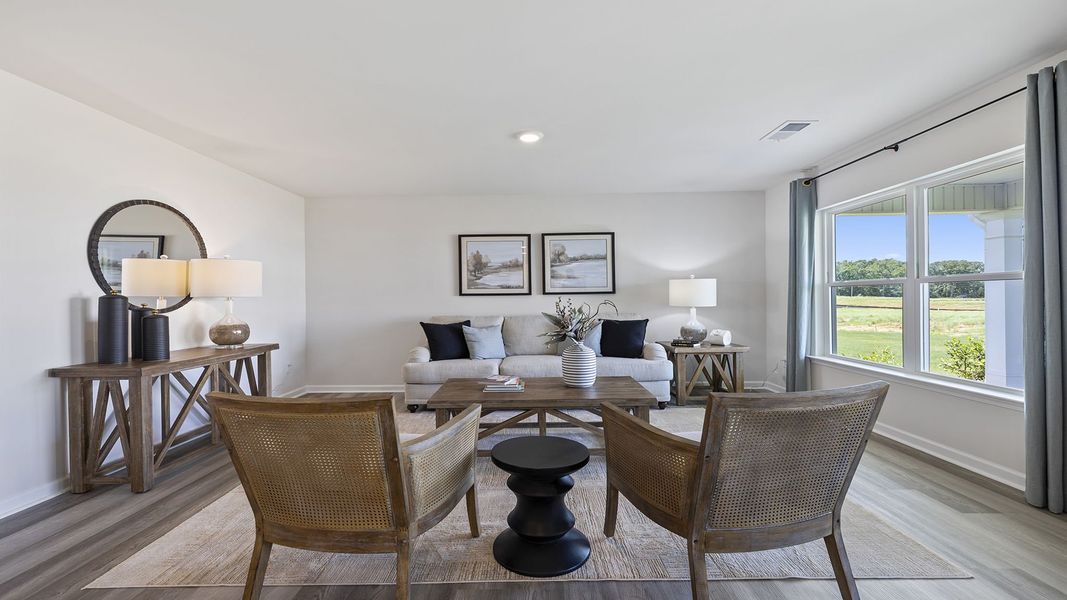 Representative furnished interior of a home built from the Aria by D.R. Horton in Rocky River Ridge, Anderson (Image 17).