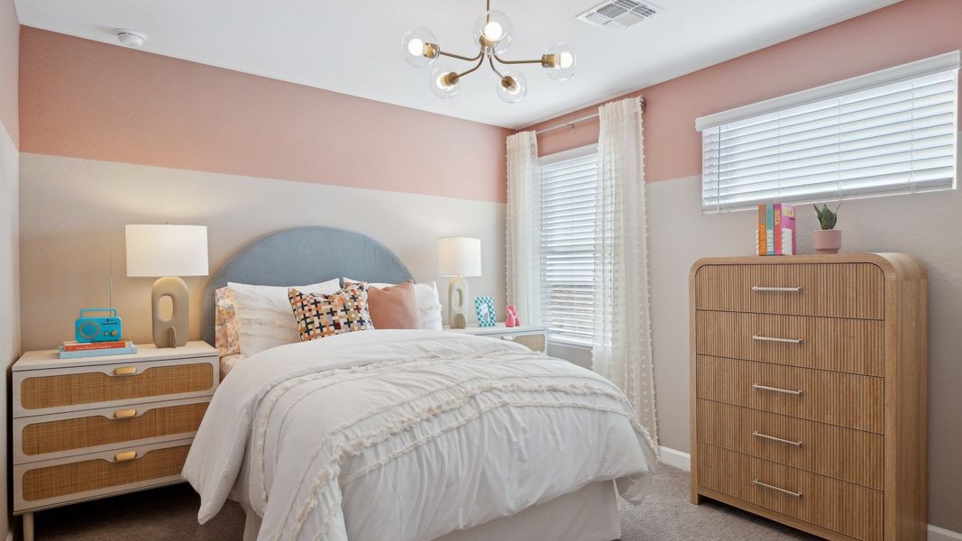 Furnished interior view inside a new home in The Buttes at Mystic, Peoria (Image 28).
