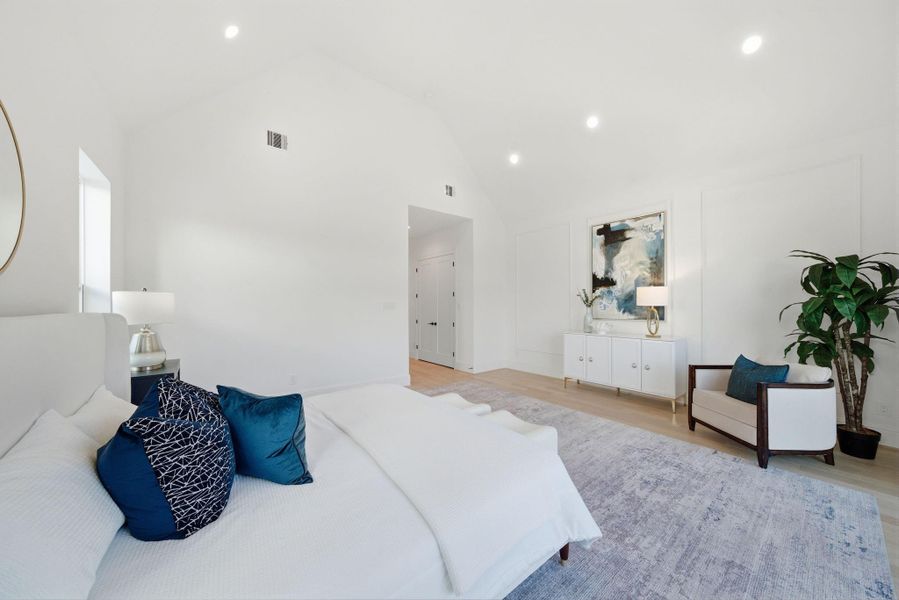 Furnished interior view inside a new home in , Houston (Image 26).