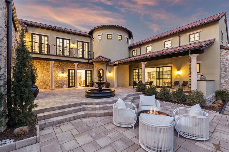 Exterior details and patio area of a home in , Westlake (Image 3).